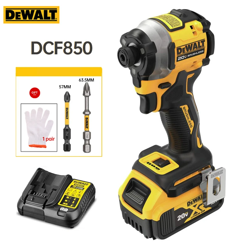 DEWALT беспроводная ударная дрель DCF850N 20 в бесщеточная электрическая отвертка