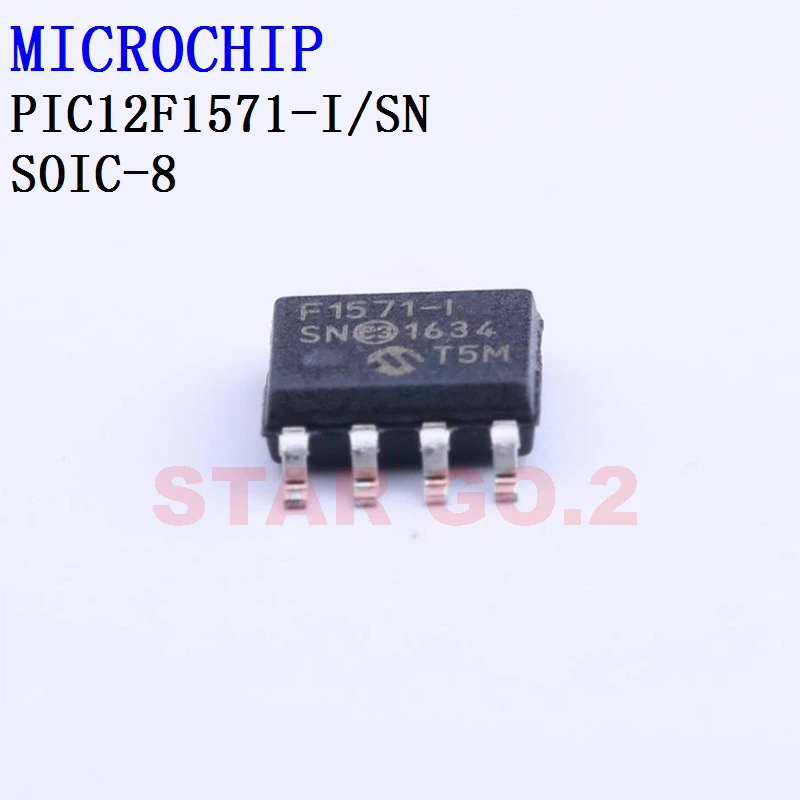 

5PCSx PIC12F1571-I/SN SOIC-8 MICROCHIP Microcontroller