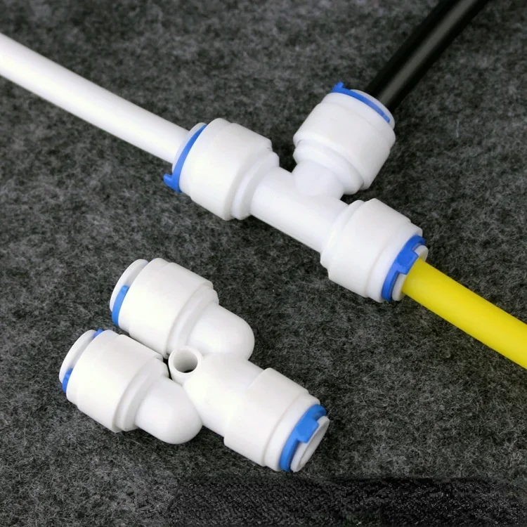 

Подходит для трубки 1/4 дюйма с внешним диаметром 6,35 мм, Y/T-образный быстроразъемный фитинг для пищевого класса POM, для аквариума, RO фильтр для воды, система обратного осмоса