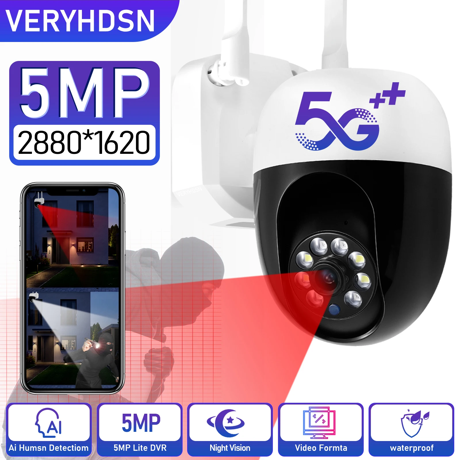 Wireless Security Smart Tracking Waterproof