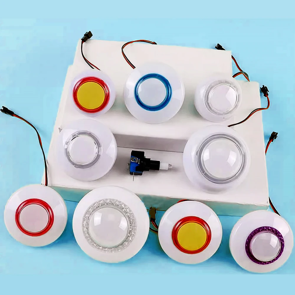 Colorful Transformation Light Led Push Button Round 62m