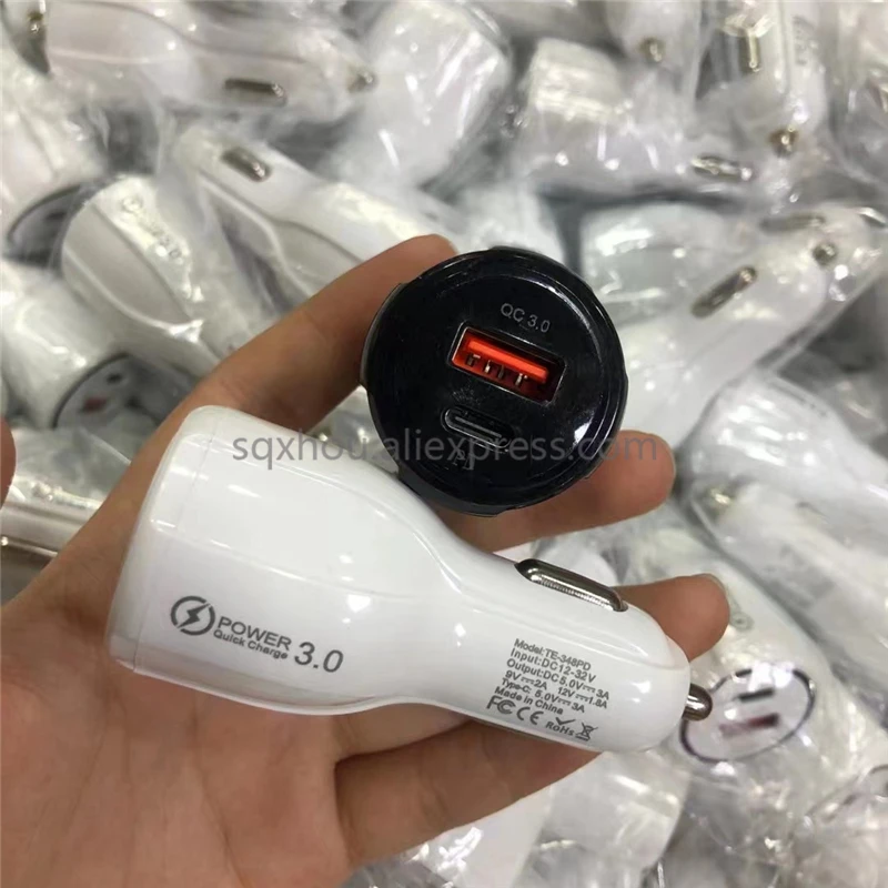 20pcs pd usb c quick charge qc 3 0 fast charging for iphone 13 12 11 xs xr pro max xiaomi huawei type c smart phone car charger free global shipping