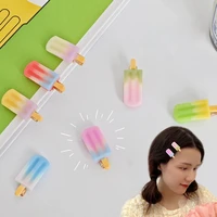 2022 new ice cream headgear cute sweet little girl hair accessories summer girls clips baby hairpins children hair clips gifts