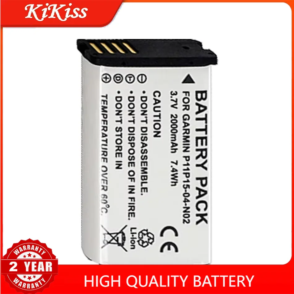 Сменный аккумулятор емкостью 2000 мАч 361-00053-00 для GARMIN Montana 650T 600 VIRB GPS