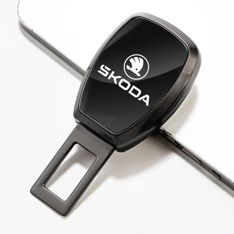 

Металлический зажим для автомобильного ремня безопасности, удлинитель ремня безопасности, аксессуары для Skoda Fabia Superb Yeti Octavia Rapid A4 A6 A7 2 3 A5