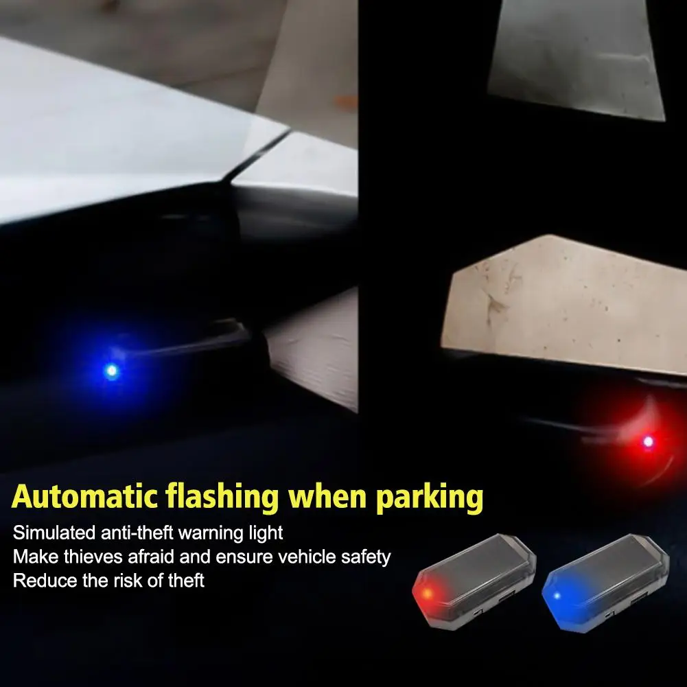 Автомобильная солнечная Противоугонная лампа I9F1