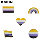 Недвоичный значок с флагом, зажим, кнопка для одежды, металлические броши для детской одежды