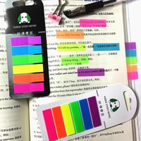 120sheets pet transparent sticky notes bookmark memo pad for decorating memo to do list sticky notes stickers school stationery