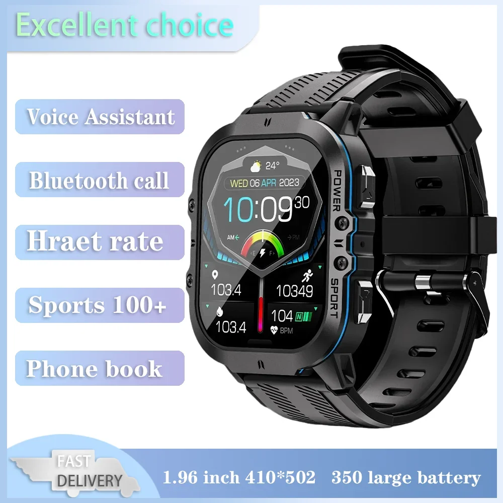 Смарт-часы Xiaomi Youpin 1 96 '' водонепроницаемый фитнес-трекер голосовой помощник