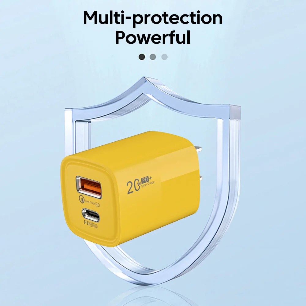 Зарядное устройство Pd Usb 20 Вт супербыстрая зарядка Type C адаптер питания для Iphone