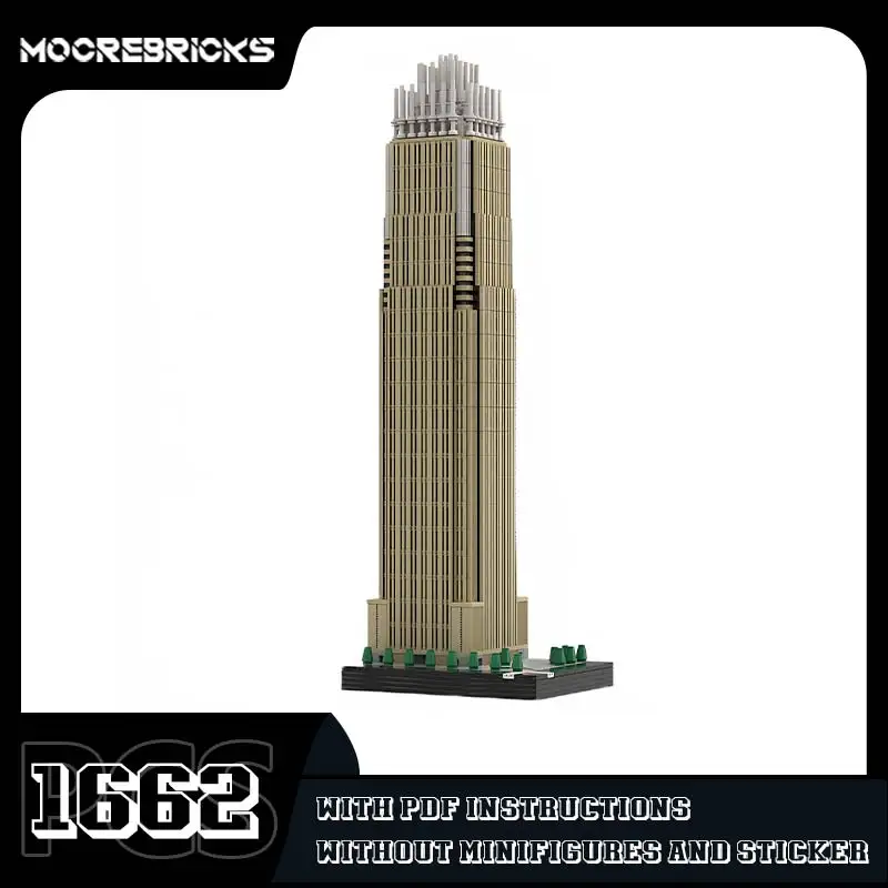 Знаменитый архитектурный Банк Америки модель корпоративного центра сделай сам