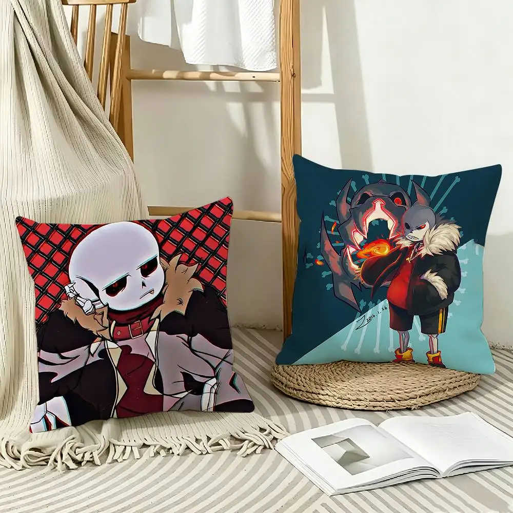 Фото Наволочка с принтом COOL Fell Ink Sans U-Undertale для дивана в гостиной. №2
