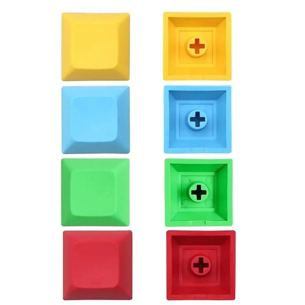 Фото Колпачок для клавиш DSA с разными цветами, колпачок для клавиатуры «сделай сам», пустые индивидуальные колпачки для клавиш PBT DSA 1U, колпачок для клавиш высотой для переключателей MX №5