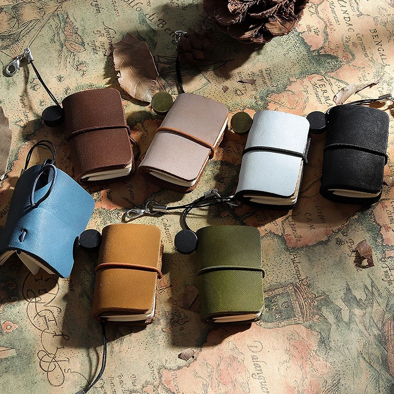 

Портативный кожаный блокнот для записей ручной работы, книжка с подвеской, дневник, блокнот с подвесной пряжкой, журнал, буклет, офисные и шк...