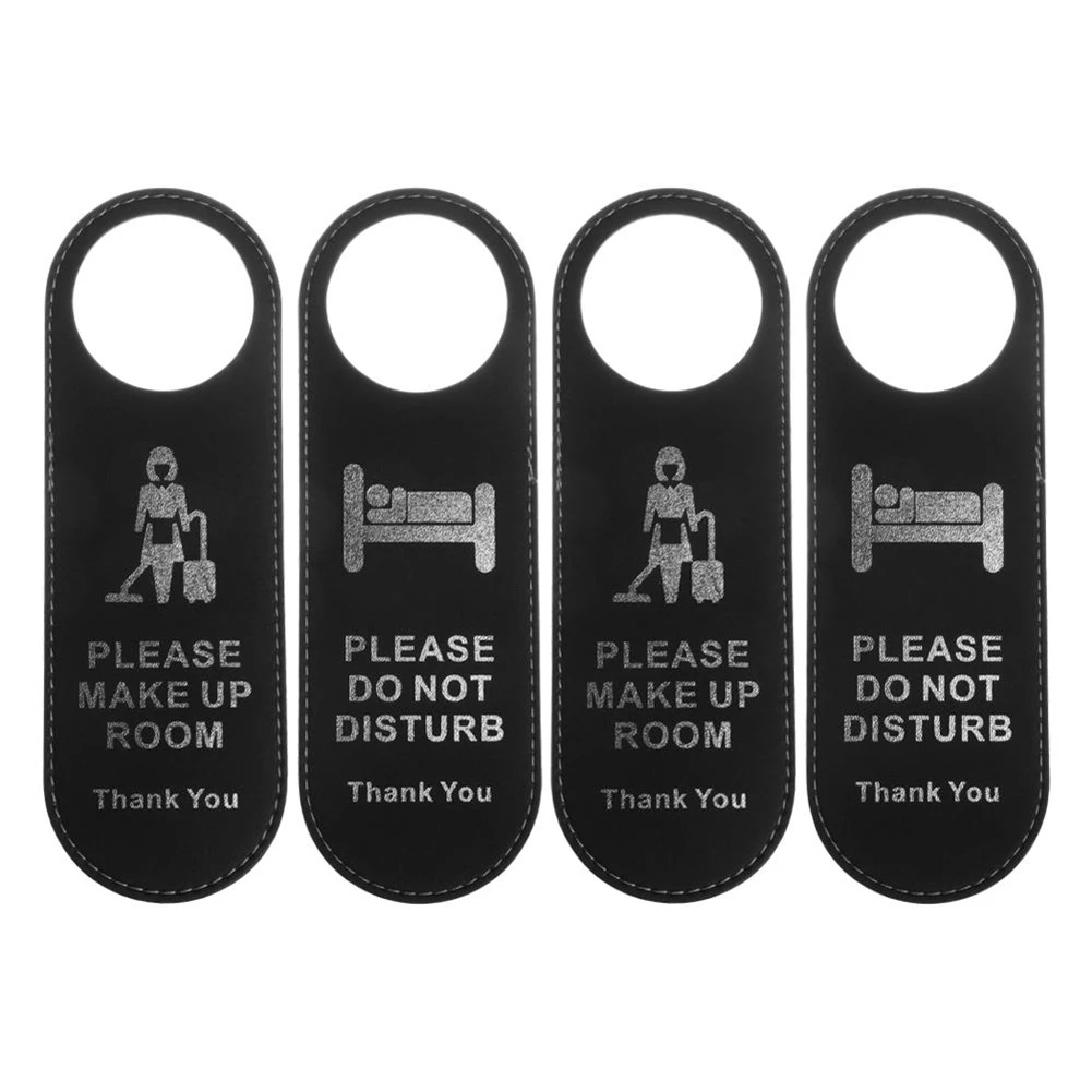 

Do Not Disturb Signs Door Knobs Hanger Pendant Cleaning Label Make Up Room For Hotel Bar Cafe Club Door Wall Decoration