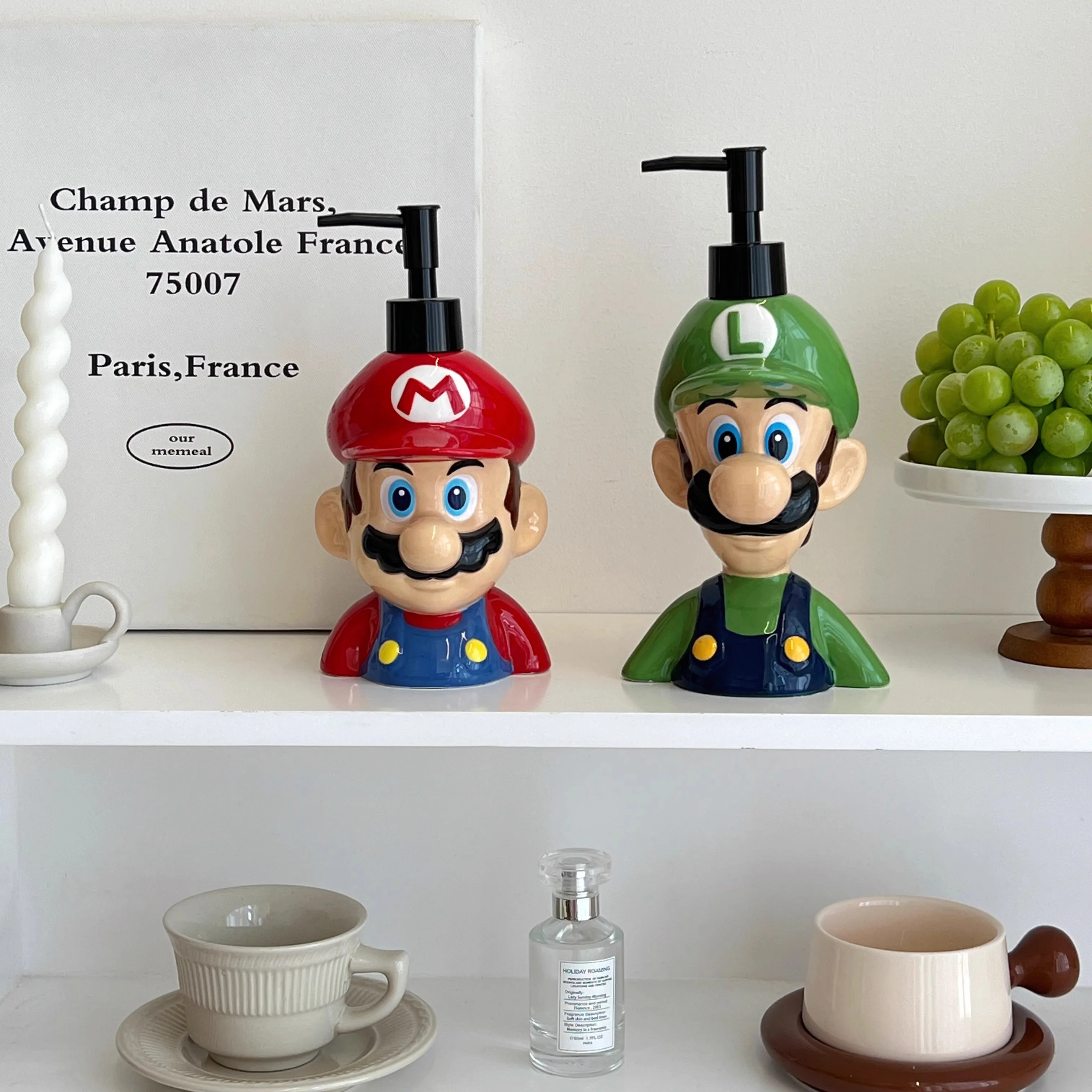 Фото Пресс-бутылка Super Mario, гель для душа, пустая бутылка, дезинфицирующее средство для рук, отдельная бутылка, креативный мультяшный подарок, принадлежности для ванной комнаты №1