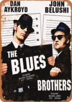 1980 blues brothers movie vintage look 8x12 inches metal tin sign retro wall decor plaque poster