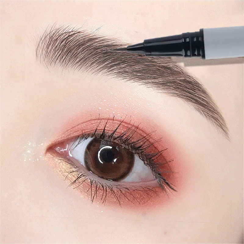 

0.01mm Head Eyebrow Pencil Sweat-proof Ultra-fine Liquid Eeyeliner Outline Lying Silkworm Pen Waterproof Eyes Makeup Cosmetic