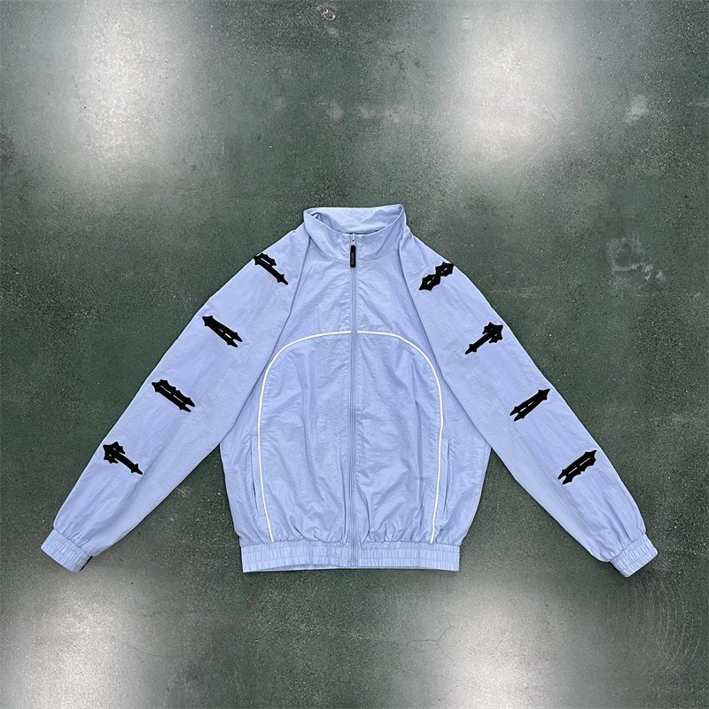 

Trapstar Tracksuit Men Irongate Shellsuit2.0 Top Quality 1:1 Embroidered Sportswear Women EU Sizes XS-XL