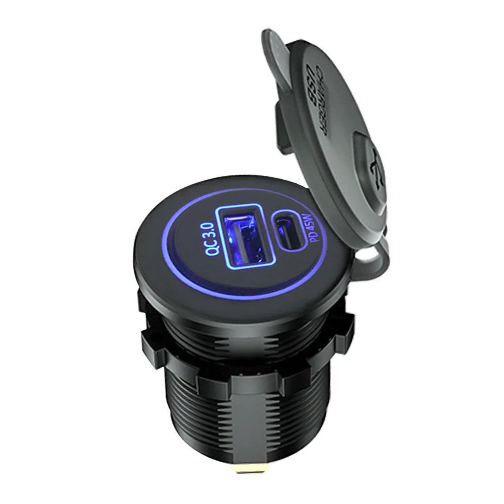 

Intelligent Identification USB Charger Type C Interface Charge 45W Max 5 Modes Interface