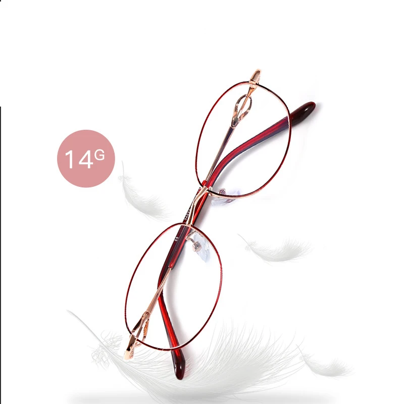 Новинка элегантные модные очки MOMOJA ультратонкие оптические из сплава оправа для