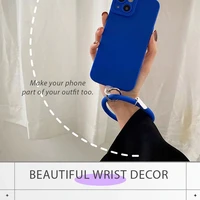 soft comfortable silicone anti drop bracelet for any phone case