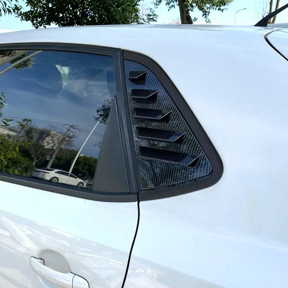 Новые накладки на задние окна (жалюзи) для Volkswagen Polo 6R 6C 2010-2017, треугольные, тюнинг, внешние аксессуары, вторичный рынок (art.: 3920dc2eef30e) - 3920dc2eef30e