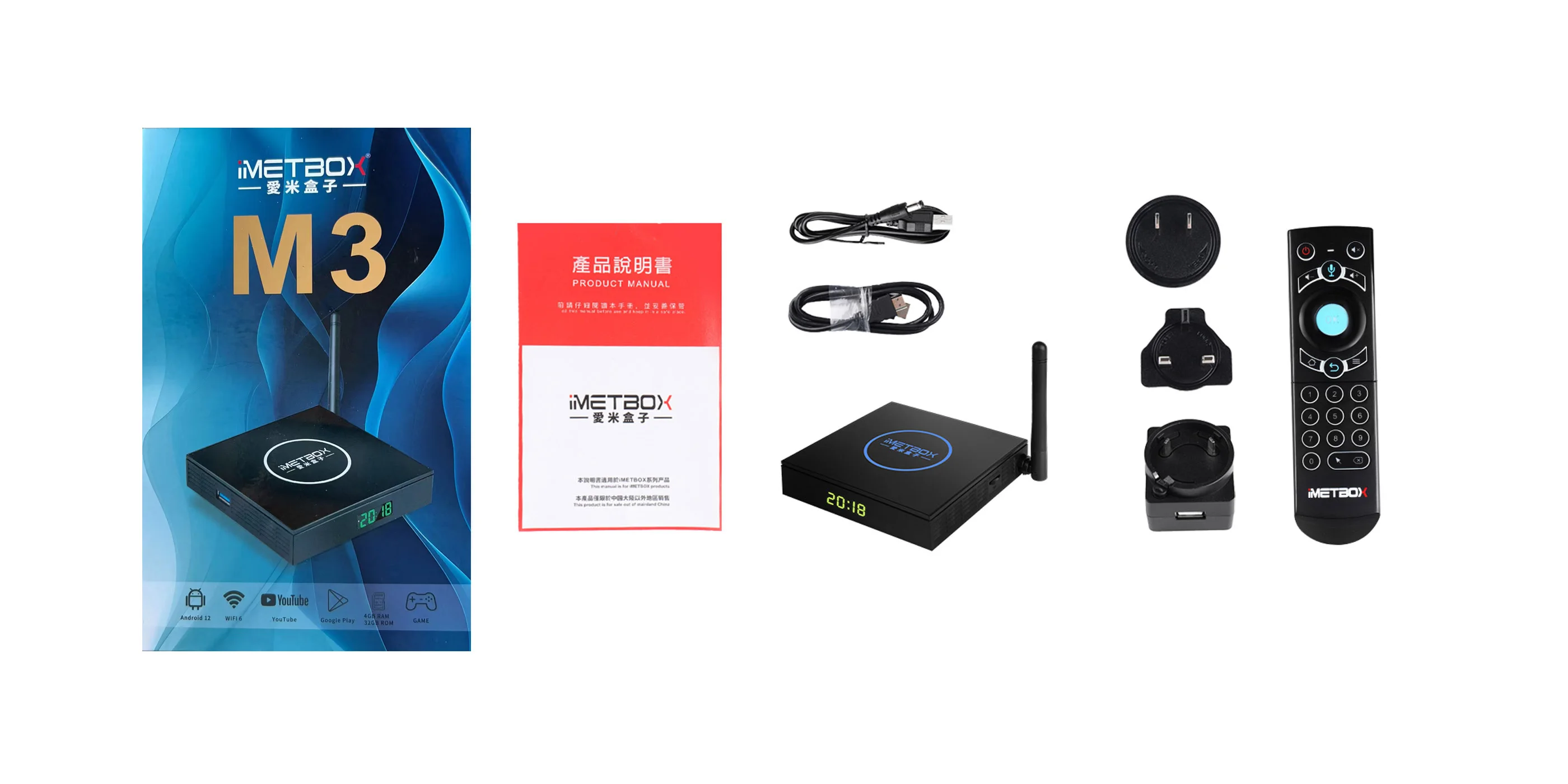 IMETBOX Global Upgrade Version 8K Smart TV box 4G+32GB Dual wifi Hot in KR JP USA UK SG AUS