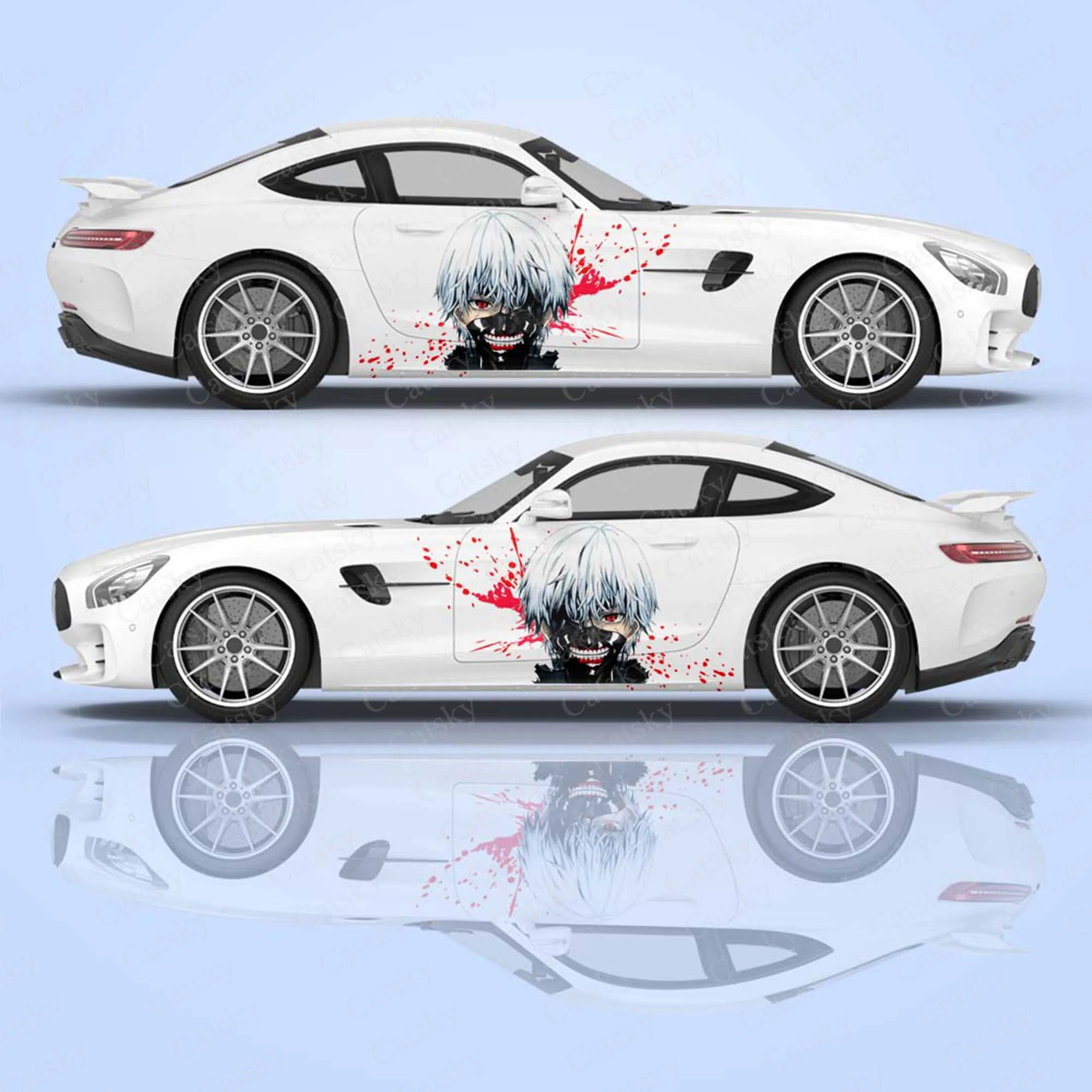 

tokyo ghoul car side wrap sticker accessory for most vehicles sticker graphic anime car decal