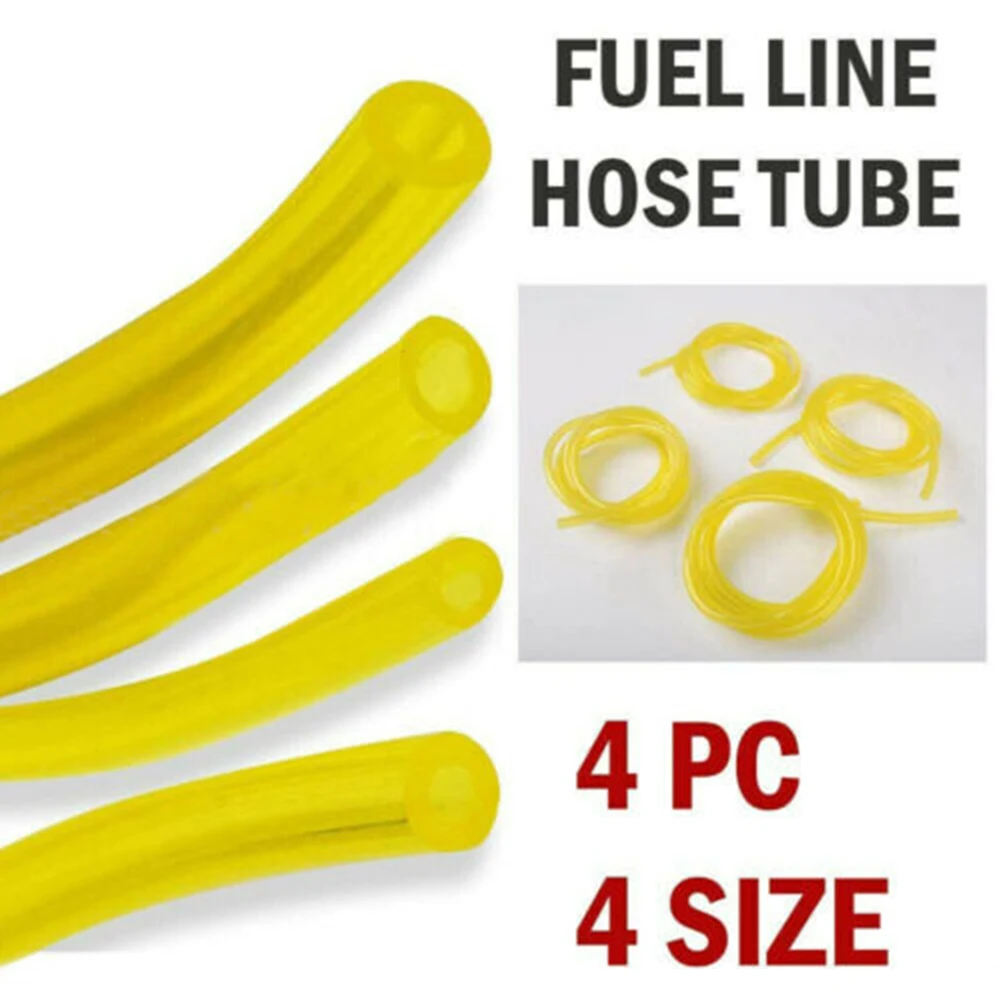 

4Pcs Petrol Fuel Line Pipes For Strimmers Trimmer Chainsaws Brushcutter Gas For Chainsaw String Trimmer Blowers Tools Parts