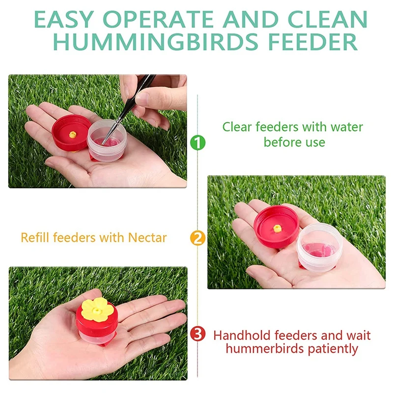 Набор кормушек для птиц с 2 кольцами кормления и шт. на запястьях кормушки