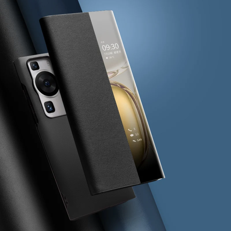 Новый чехол QIALINO из натуральной кожи для телефона Huawei Ascend P60 Pro тонкий флип-чехол с