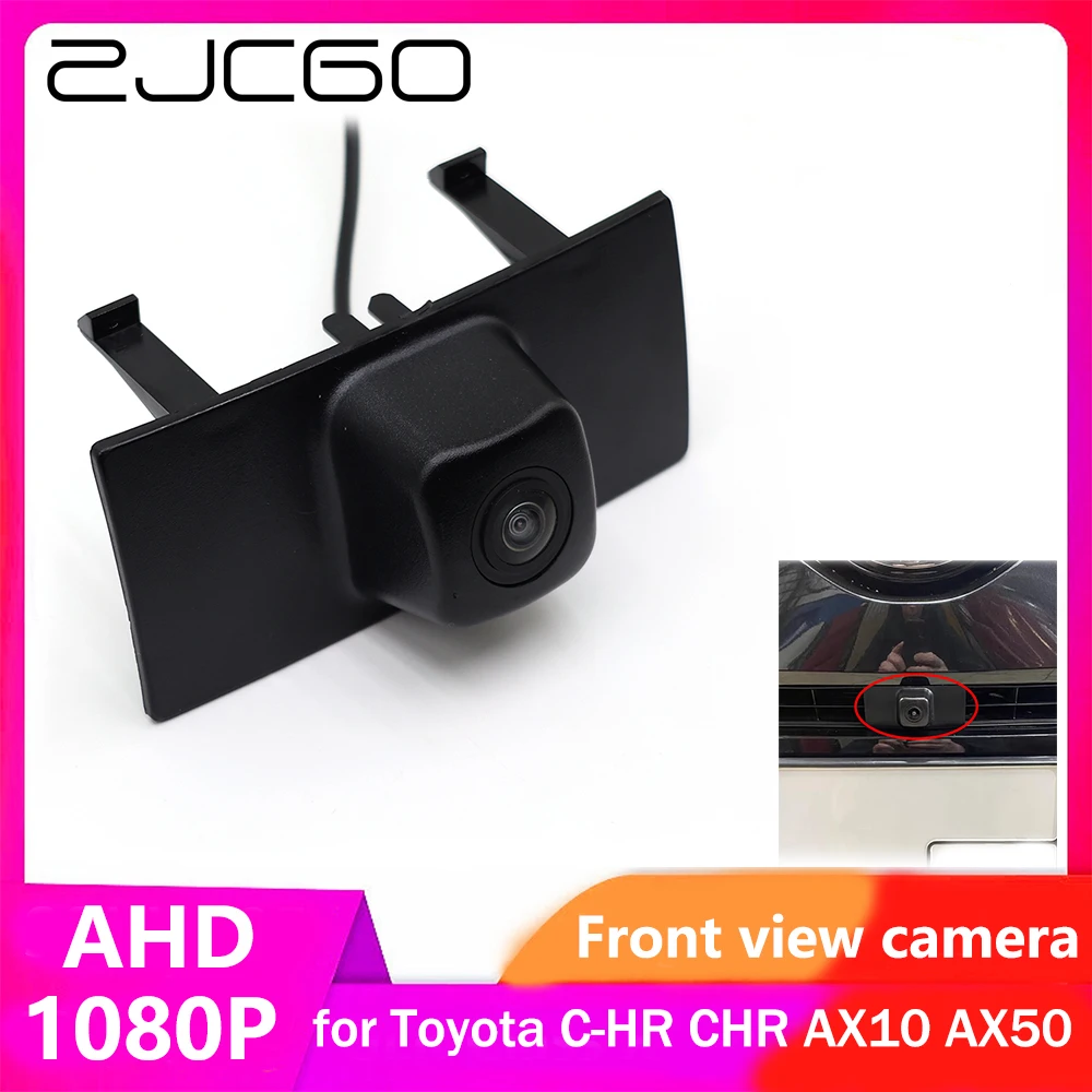 ZJCGO AHD CVBS 1080P 170 ° Автомобильный логотип парковочная камера переднего вида для Toyota C-HR CHR AX10 AX50