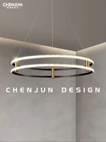 light luxury living room main lamp designer model ring study and bedroom lamps modern creative nordic minimalishandelier