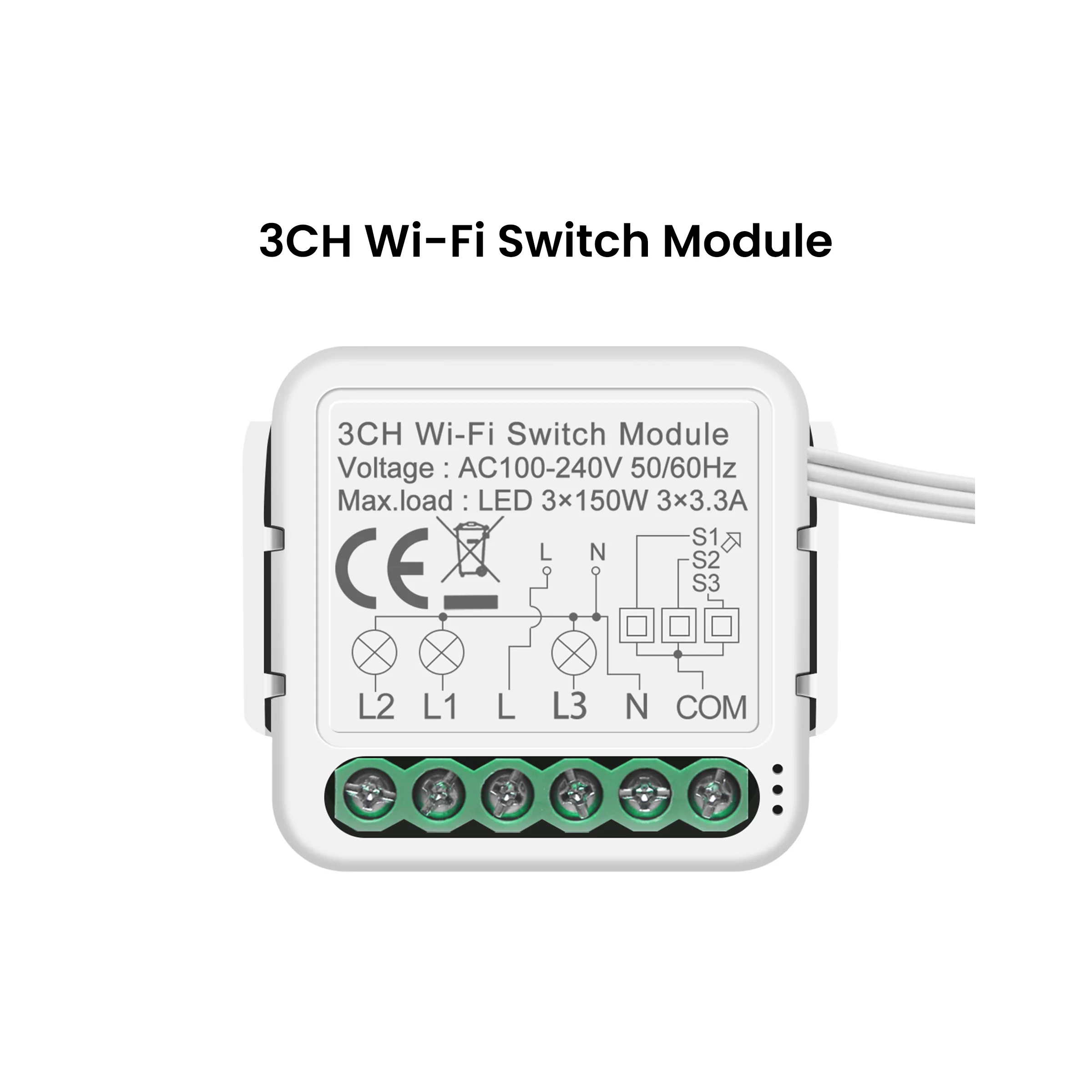 

GIRIER Tuya Модуль Wi-Fi для света 100-240В