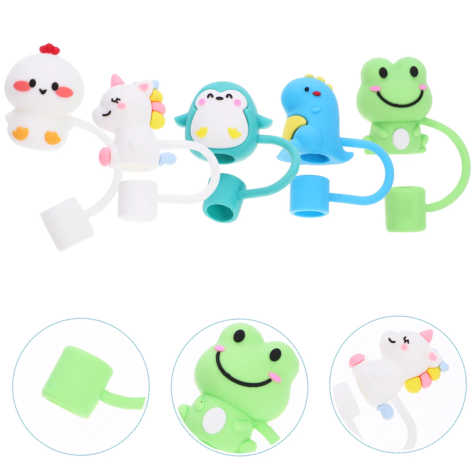 5 шт. соломенная шляпа с героями мультфильмов наконечники из ПВХ кепки для