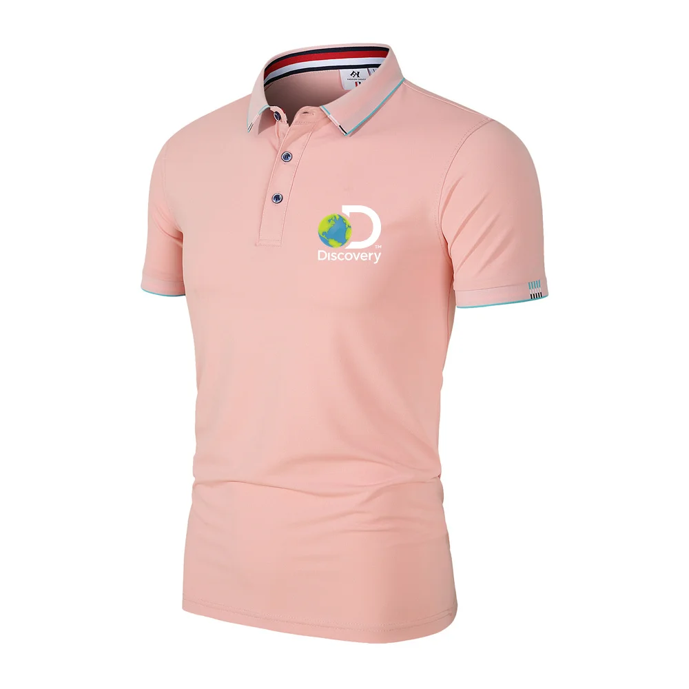 2023 New Summer Fashion Discovery Channel Program Print Men's and Women's polo shirt Casual Tennis Baseball Golf Top T-shirt