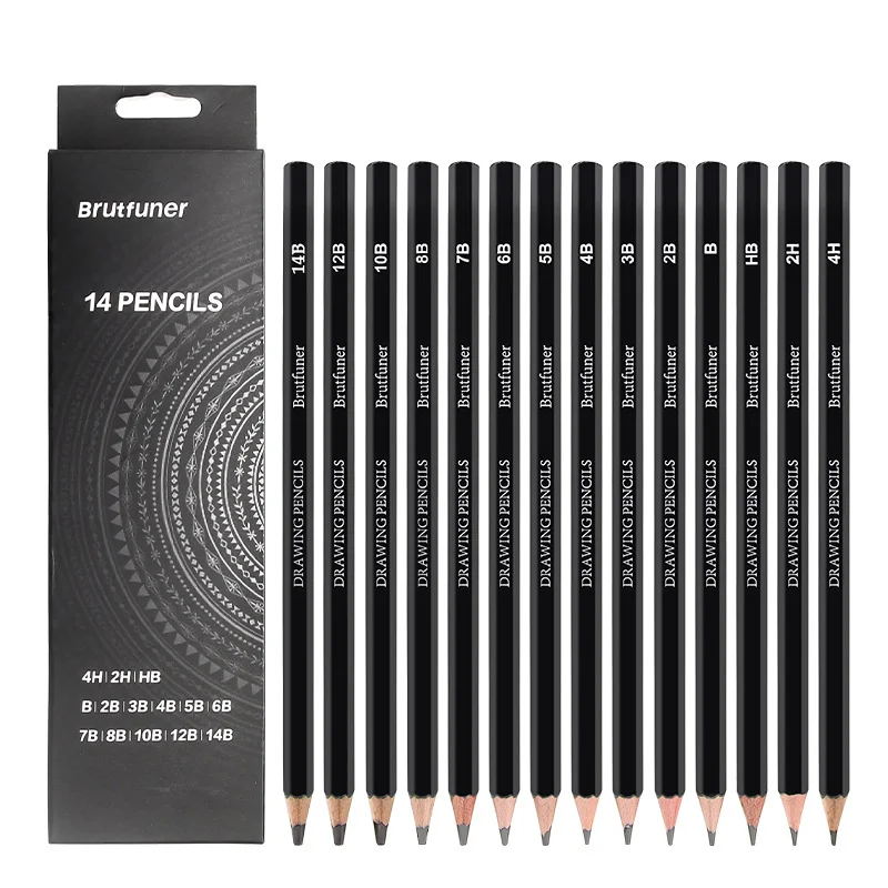 S Professional Drawing Sketching Pencils Set Art Pencils Graphite Shading Pencils For Beginners & Pro Artists