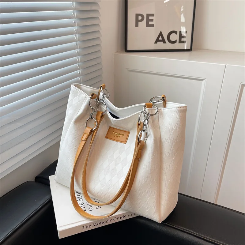 

Модная роскошная женская сумка-тоут в Корейском стиле, модель 2022 года, брендовые Дизайнерские Большие женские сумки на ремешке