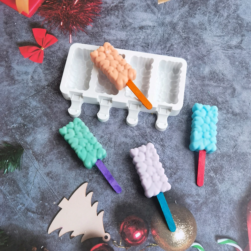 

New Form Hill Shape Summer Ice Cream Silicone Mold DIY Ice Pop Maker Freezer Fruit Juice Popsicle Mould Ice Tray Cake Baking Mol