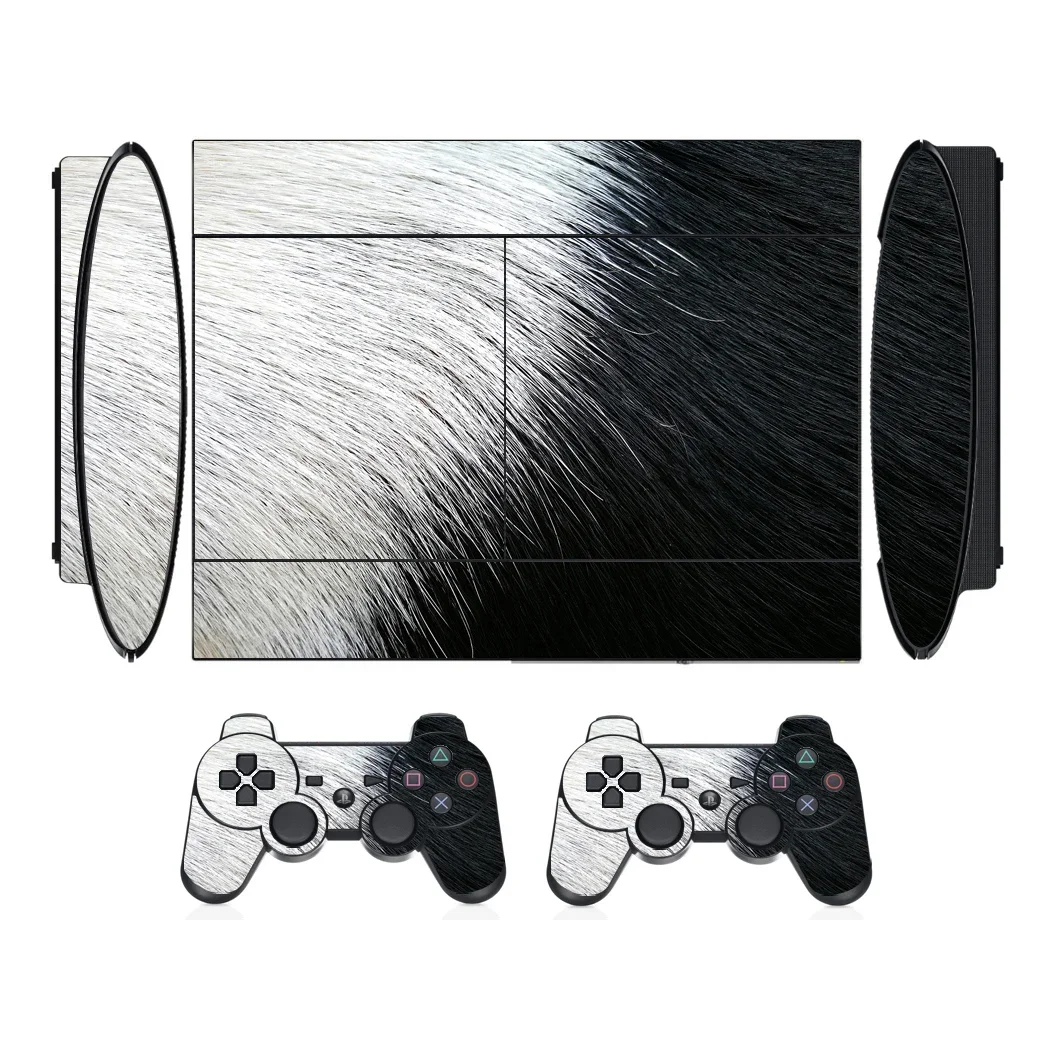 Animal Pattern Vinyl Skin Sticker Protector for Sony PS3 Super Slim and 2 Controller Skins Stickers