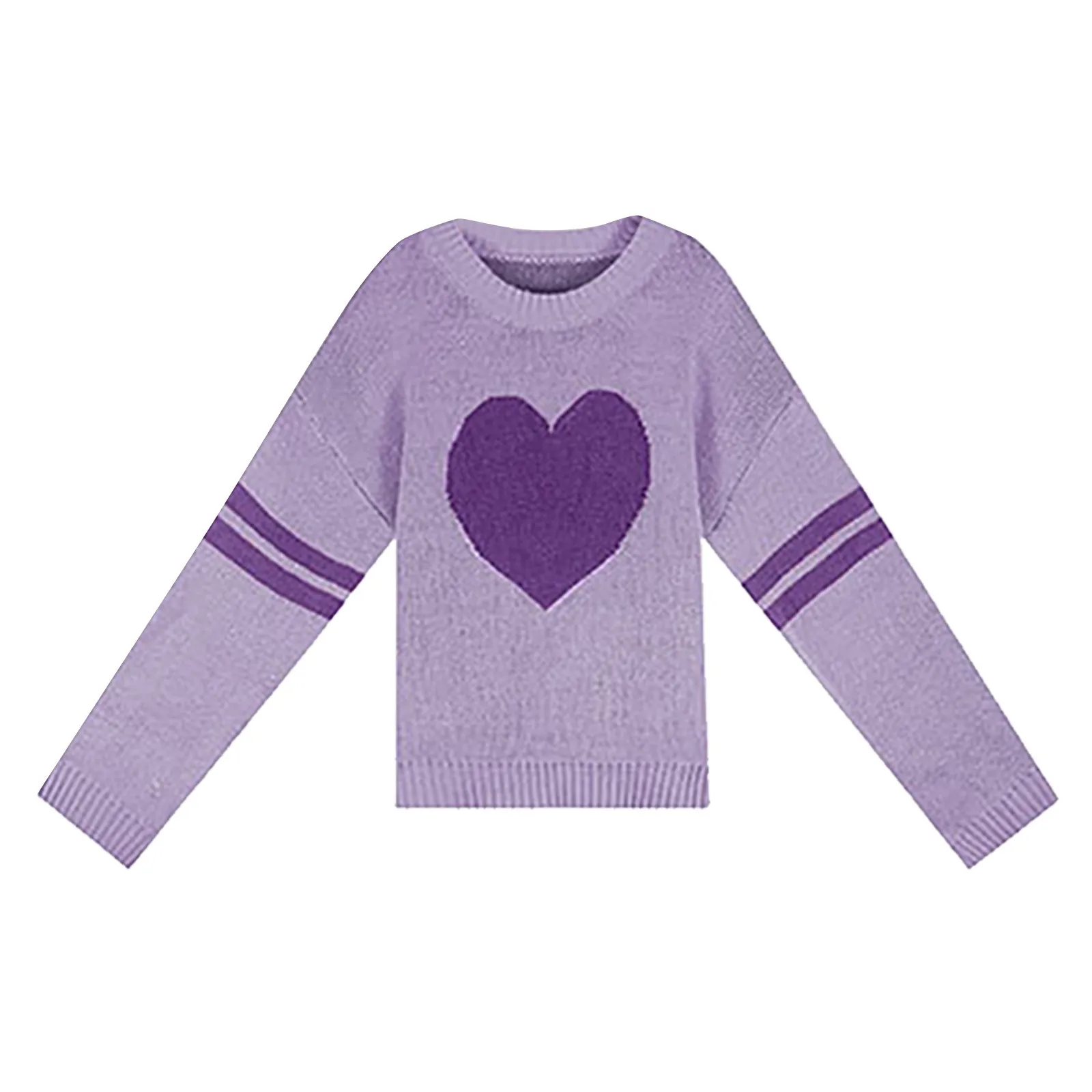 

Women's Autumn&Spring Vintages Day Cute Santa Head Pattern Knit Sweater Soft And Smooth Beautiful Sweater Sweat Necklace