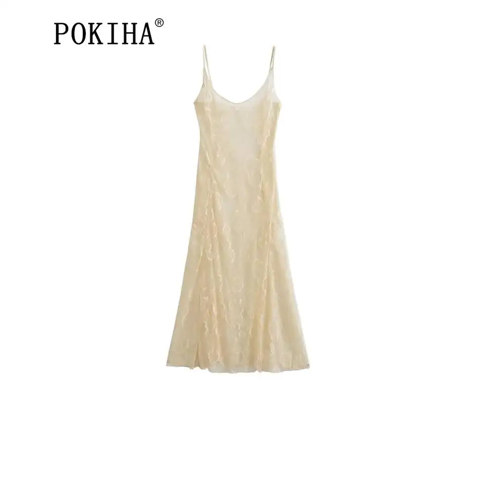 

Pokiha, модное женское сексуальное блестящее платье средней длины без рукавов, облегающее вечернее платье, блестящее женское платье для выпускного клуба