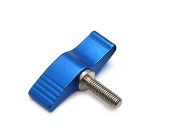 1-5 шт. M4 M5 M6 Цветные регулируемые винты с накатанной головкой T Тип/7 Ручная затяжка Винт-бабочка Ручка Болт из алюминиевого сплава