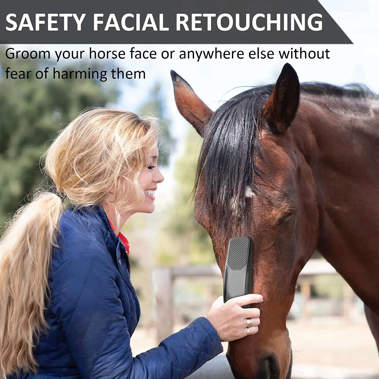 

Щетка для груминга собак и лошадей 6 в 1, массажный Набор для вычесывания, аккуратная Расческа для питомцев, пони, щенка, мягкая и уютная