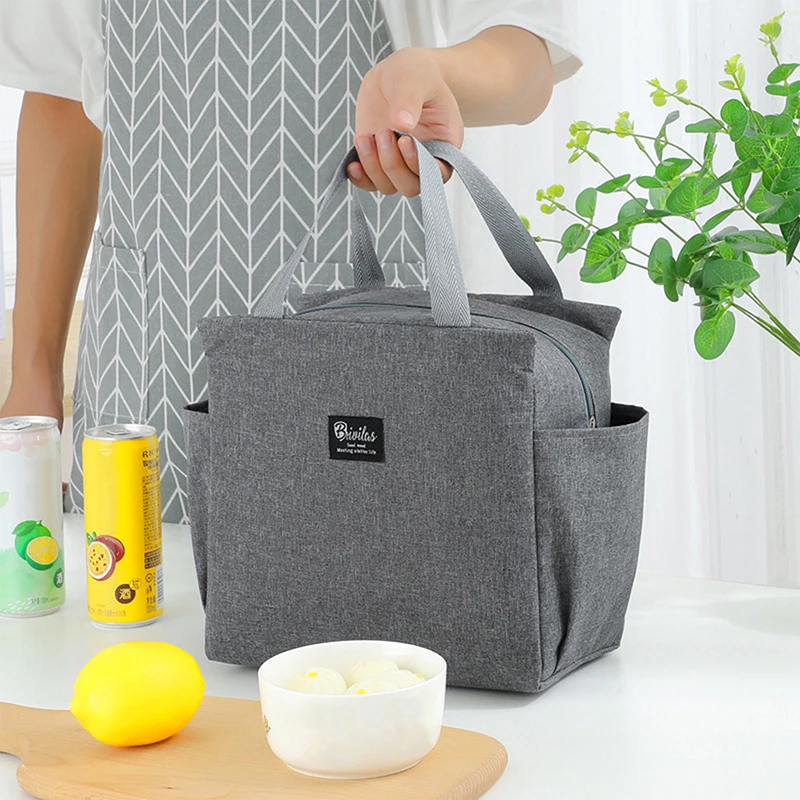 

Storage Insulated Lunch Bag 2022 Bags School Lunch Cooler Box Tote Portable Bento Handbag Thermal Food Dinner Pouch Container