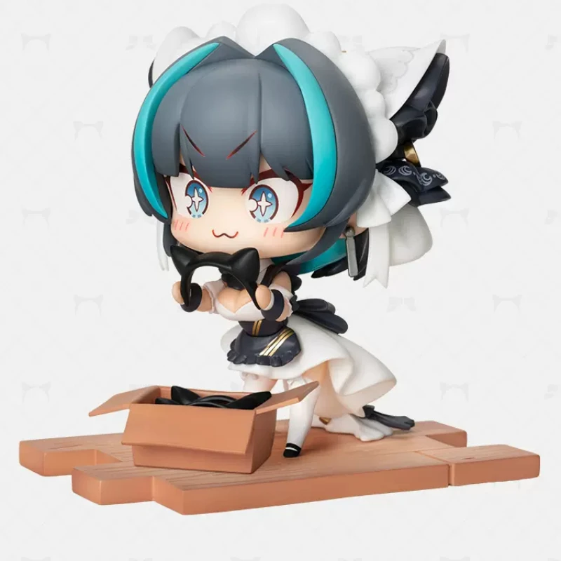 

8CM Azur Lane HMS Cheshire Juus Time Anime Figurine Official Genuine Periphery The Small-sized Sculpture Model Doll