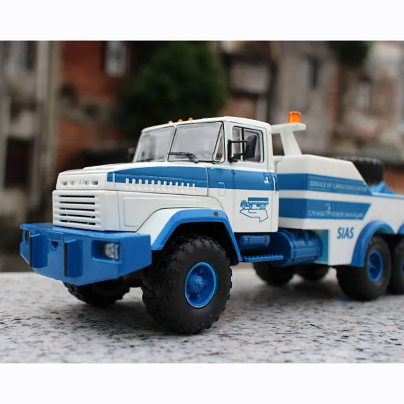 Литье под давлением масштаб 1:43 модель автомобиля из сплава KRAZ 6322 грузовик прицеп
