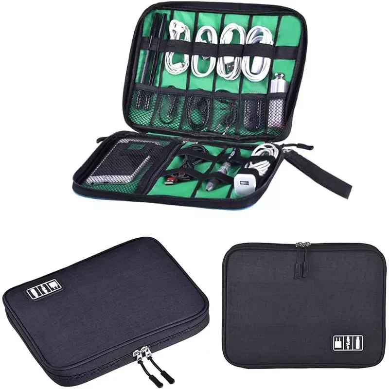 

Electronic Storage Bag Wire Organizer Portable Cord Clip Storage Bag Travel Storage for Storing Cables USB Charger Storage Bag