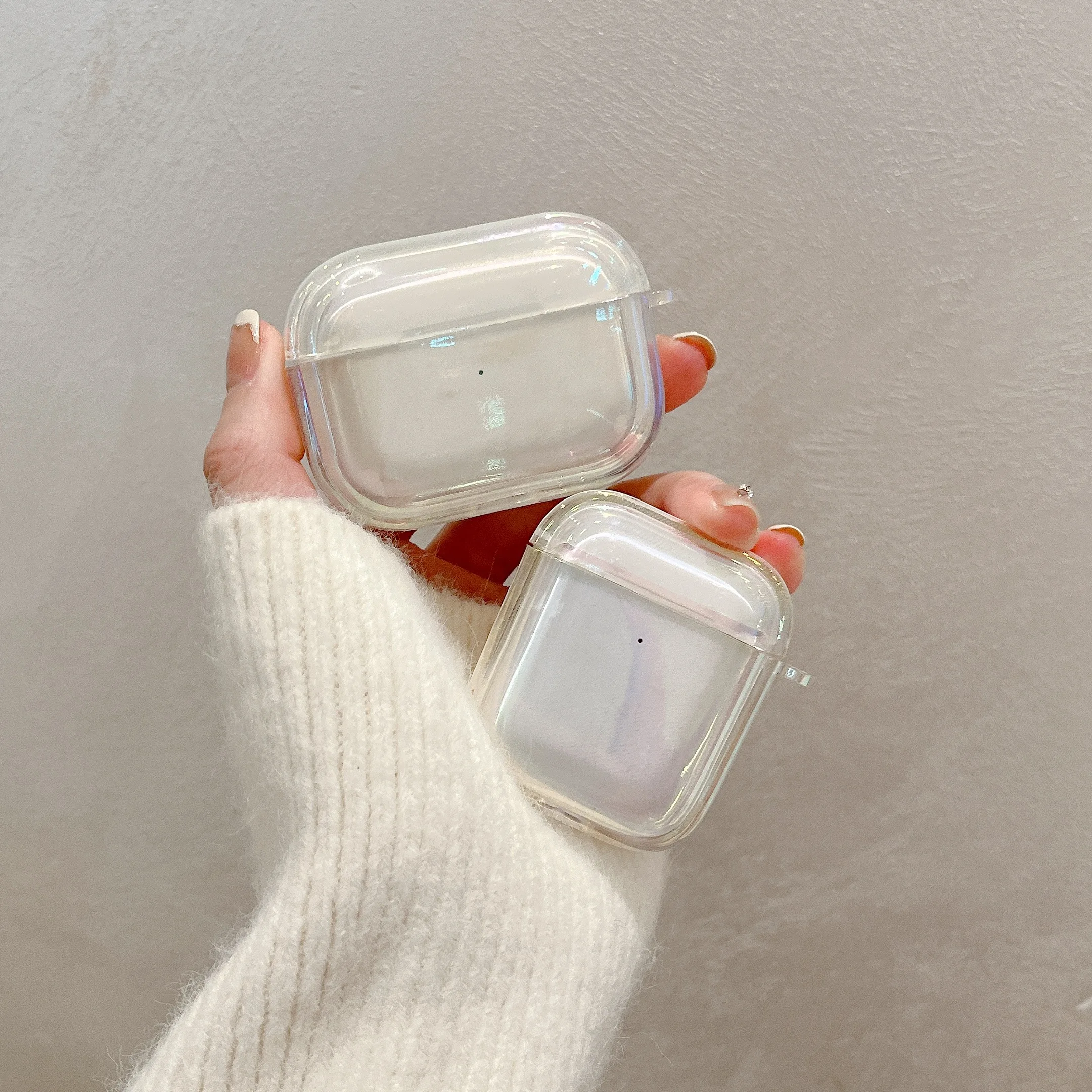 

Роскошный градиентный лазерный чехол из мягкого ТПУ для наушников apple airpods pro 3, чехол для наушников AirPods 2/1, футляр